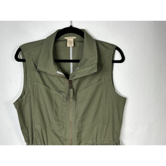 Duluth Trading Co Womens Size XS DuluthFlex Fire Hose Coolmax Vest Green Canvas - Picture 2 of 10